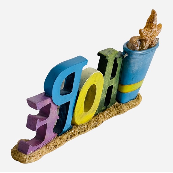 Hope Figurine Statue Beach Nautical Seaside Decor Sign 11" Long - Picture 6 of 7